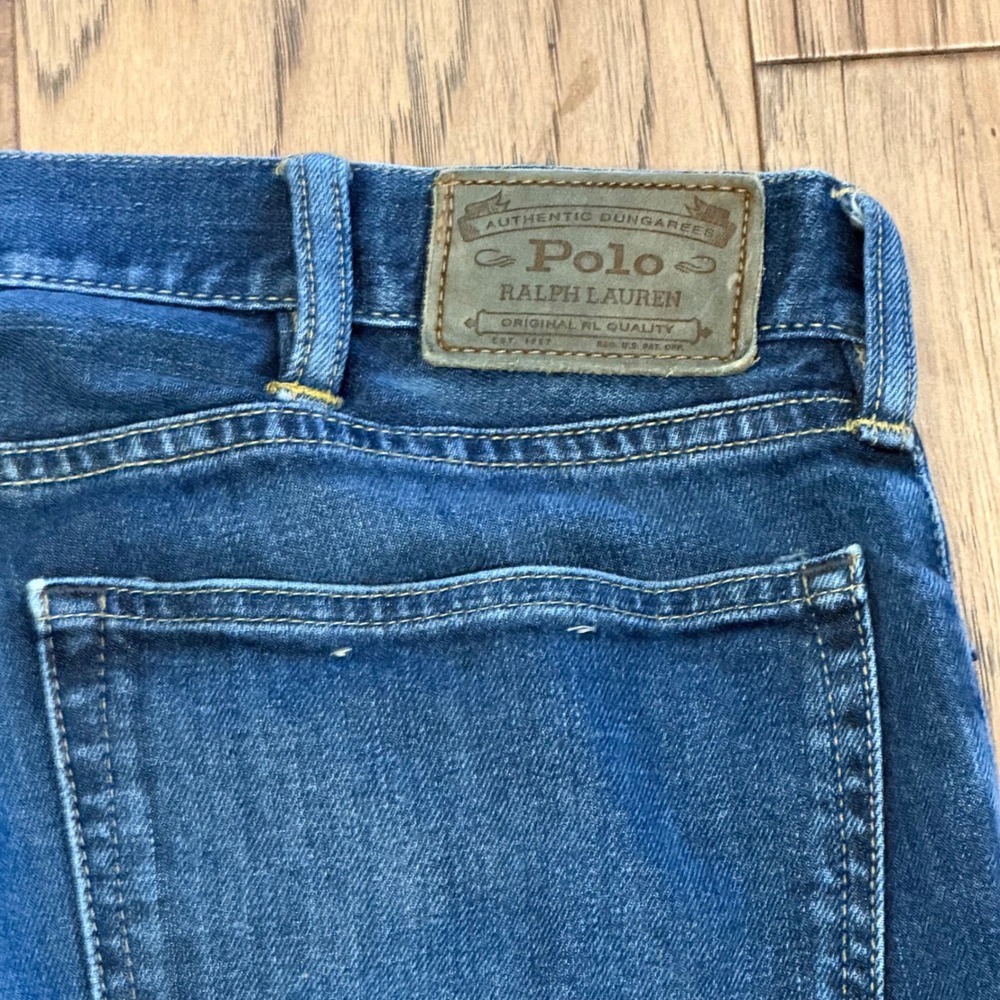 Polo Ralph Lauren Sullivan Slim Jeans Mens 38x30 Medium Wash Stretch Denim Blue
